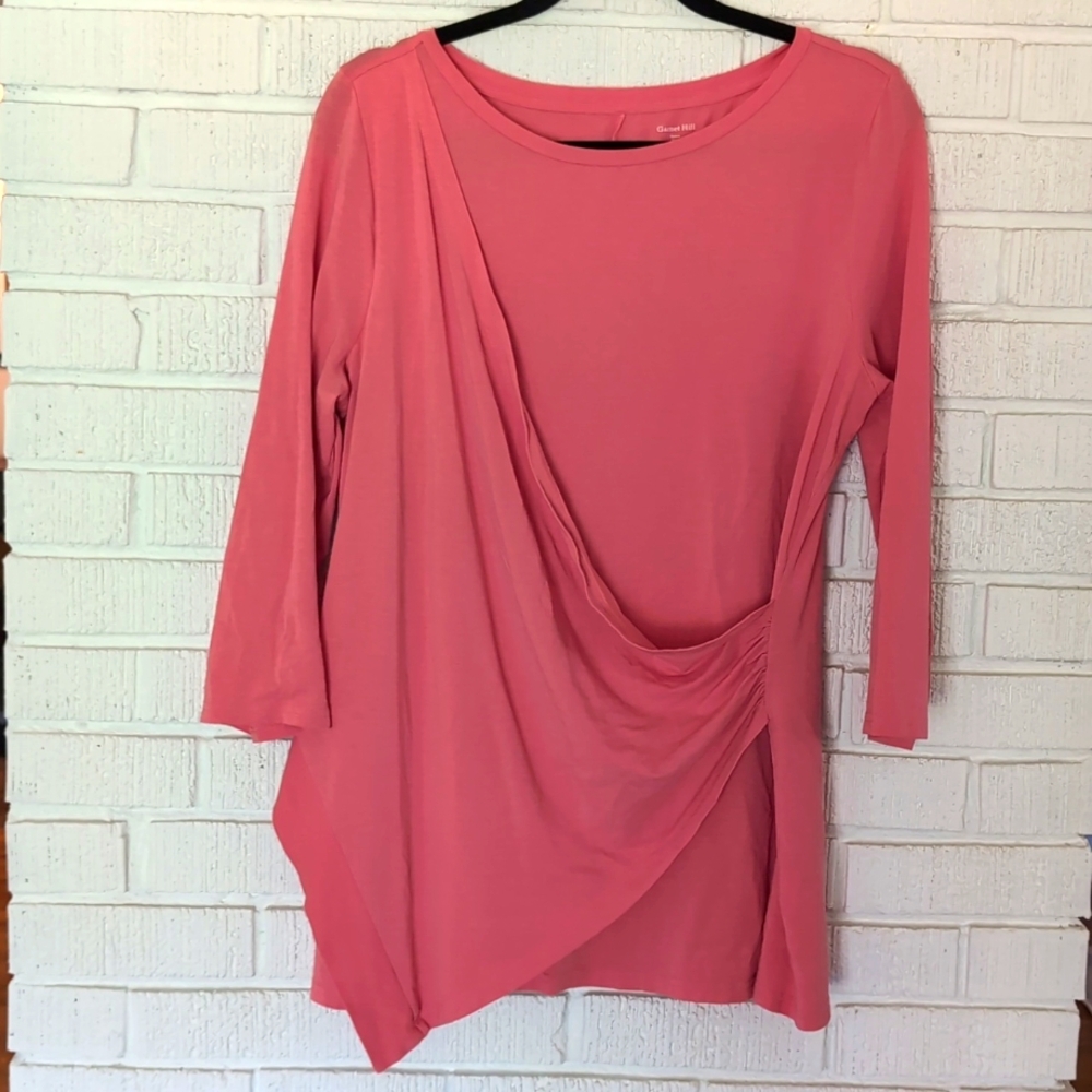 Garnet Hill Faux Wrap Top